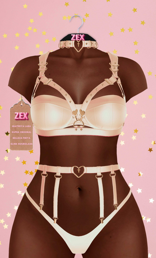 Love Harness lingerie _ Nude
