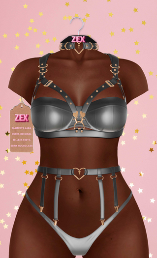 Love Harness lingerie _ Silver