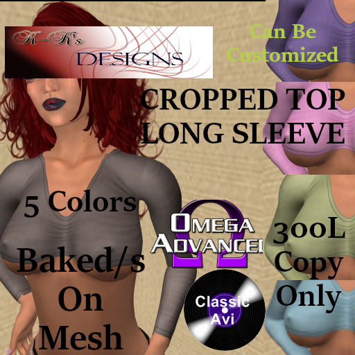 Cropped Top Long Sleeve