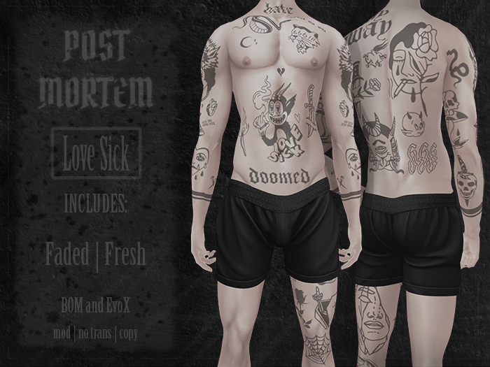 [MORTEM] // Love Sick Tattoo - BOM