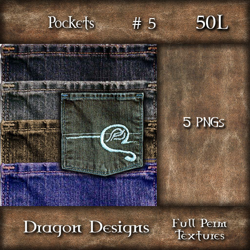 Dragon Designs Clothing - Pocket - Textures - 5