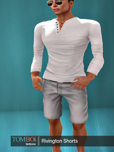 [ tomboi ] Bottoms - Rivington Shorts - Male