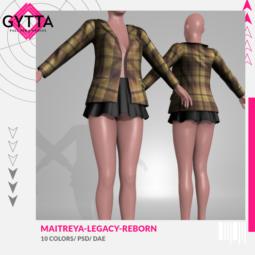 Second Life Marketplace [GYTTA] FULL PERM 2022 5 Coat/Skit
