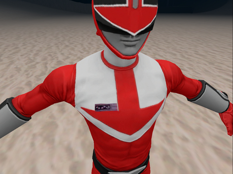 Second Life Marketplace - power rangers spd red time force ranger avatar