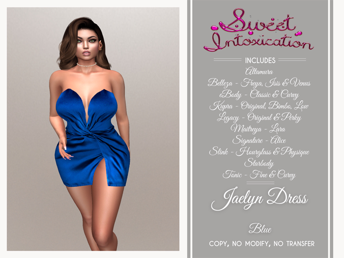 ::Sweet Intoxication:: Jaelyn Dress - Blue