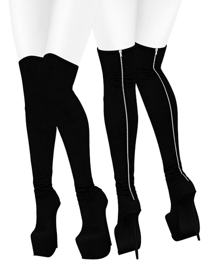 Lush - Overknee Platform Boots DEMO