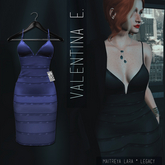 Valentina E. Celine Satin Dress Violet