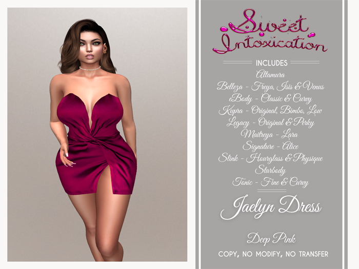 ::Sweet Intoxication:: Jaelyn Dress - Deep Pink