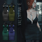 Valentina E. Celine Satin Dress FATPACK
