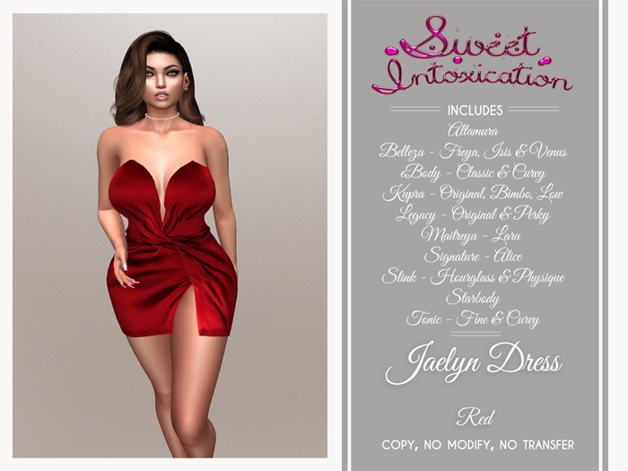 ::Sweet Intoxication:: Jaelyn Dress - Red