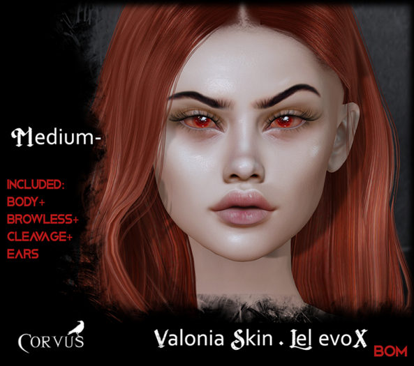 Corvus : Valonia Skin Lel EvoX - Medium
