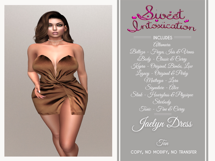 ::Sweet Intoxication:: Jaelyn Dress - Tan