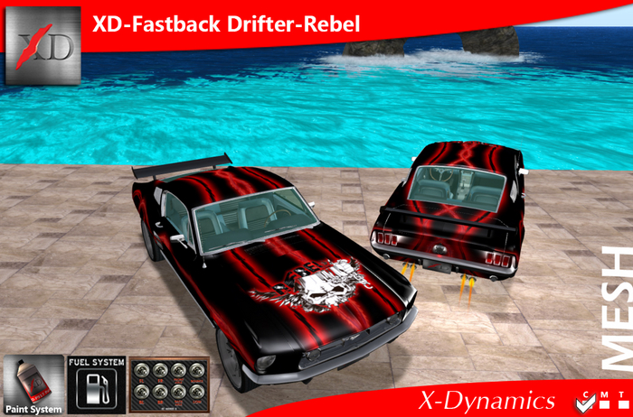 XD-Fastback Drifter -Rebel V7.1 Boxed