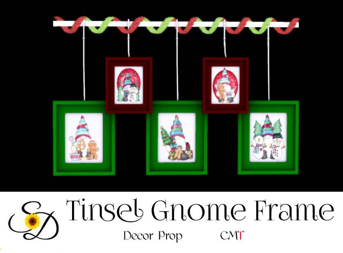 **SD~ Tinsel Gnome Frame
