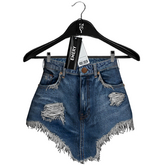 Emery Eris Denim Skirt Dark Blue