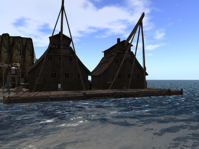 pier house with deck 1.0 crate