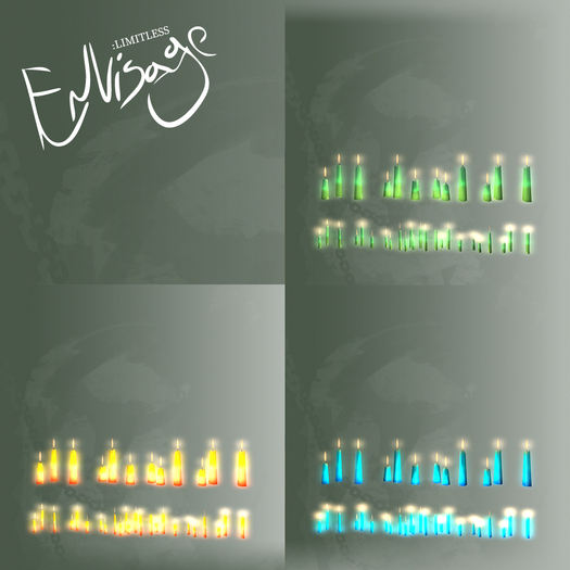 [[E:L]] Heritage Small Ritual Candles (Three Colors)