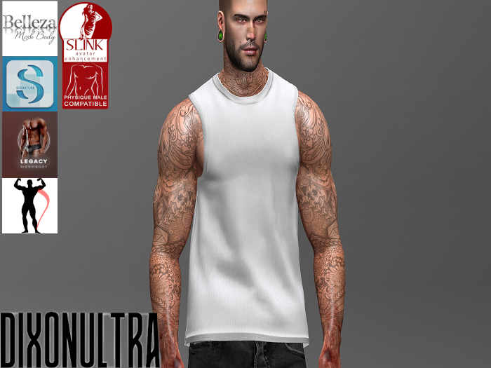 [DIXONULTRA] Gedd Tanktop WHITE