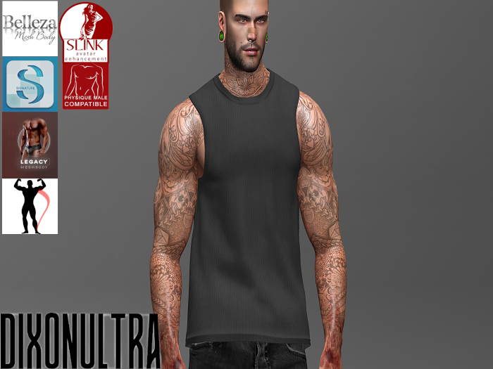 [DIXONULTRA] Gedd Tanktop DARK GREY