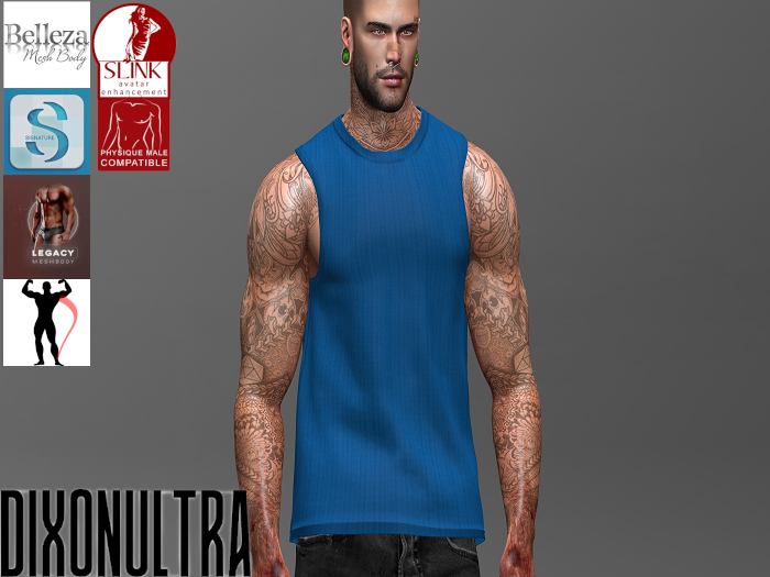 [DIXONULTRA] Gedd Tanktop BLUE