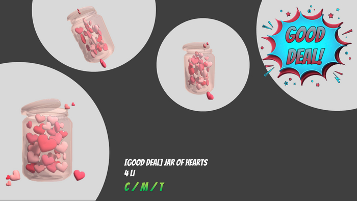 [GOOD DEAL] Jar of hearts