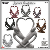 Full Perm Valentine - Lovers Sculpture S-1