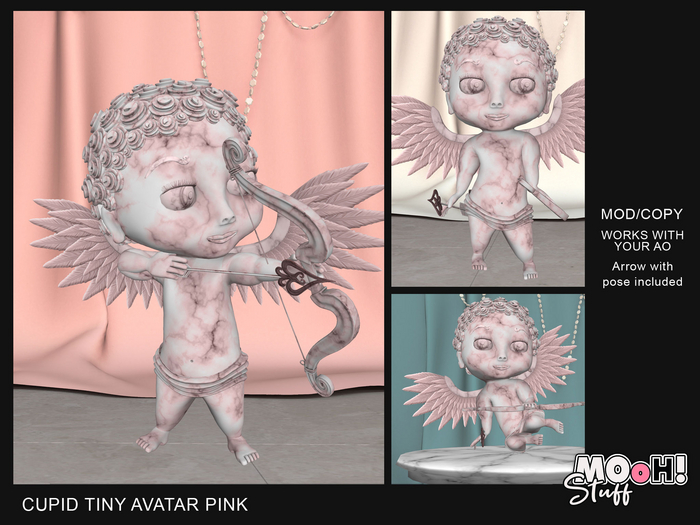 MOoH! Stuff Cupid tiny avatar pink (Add)