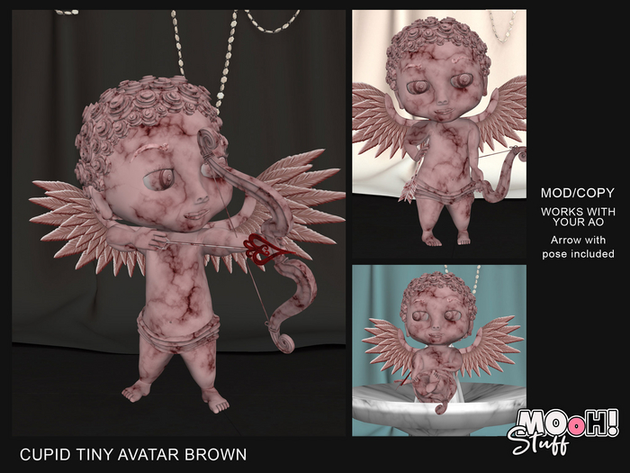 MOoH! Stuff Cupid tiny avatar brown (Add)