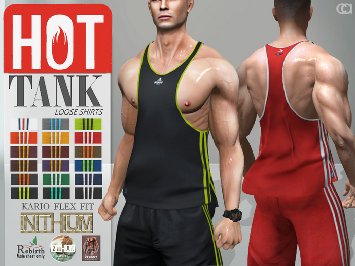 [CA] INITHIUM KARIO LEGACY REBIRTH LOOSE TANK SHIRTS