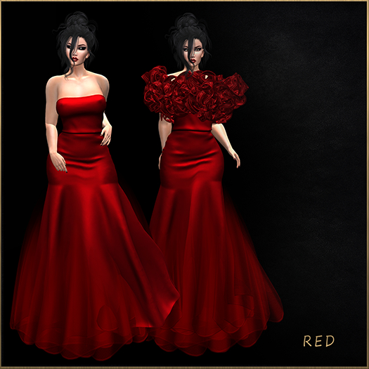 GGVG NEW HOPES GOWN RED