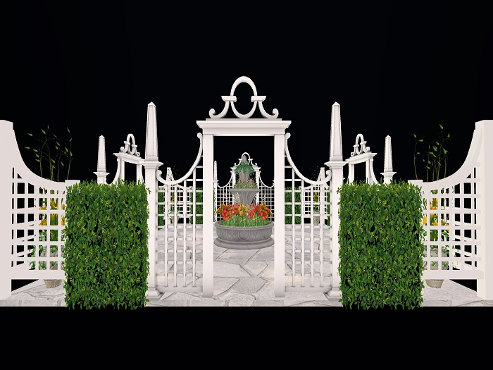 MC Trellis Enclosed Patio II Deluxe Set