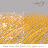 Stardust - Starry Grass - Orange Brown
