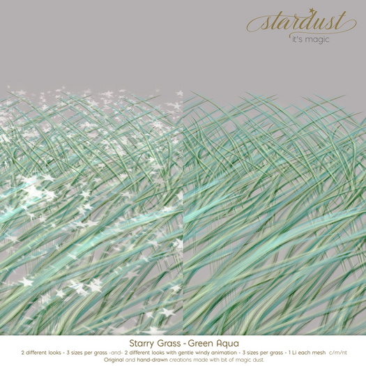 Stardust - Starry Grass - MINIPACK Green Set