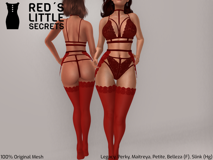 RLS Lingerieset Valentina Red