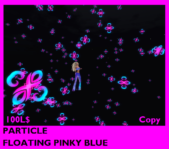 PARTICLE FLOATING PINKY BLUE
