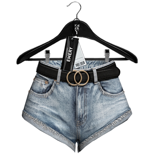 Emery Demeter Denim Shorts Snow