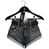 Emery Demeter Denim Shorts Smoke
