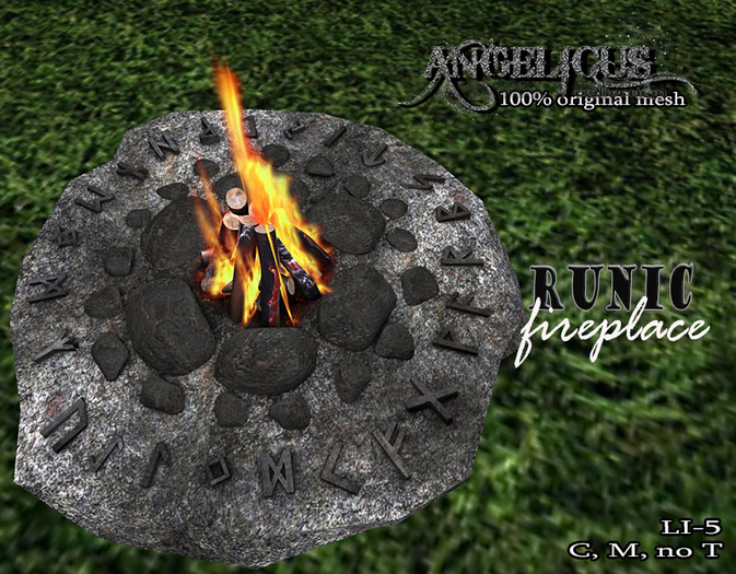 ::ANGELICUS:: Runic fireplace