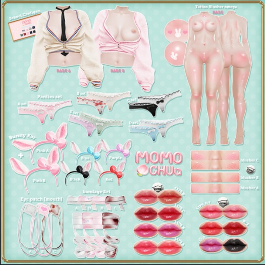 MOMOCHUU GUMI bandage blood C SET