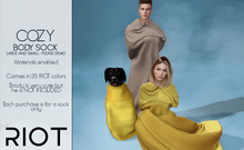 RIOT / Cozy Body Sock - Fatpack