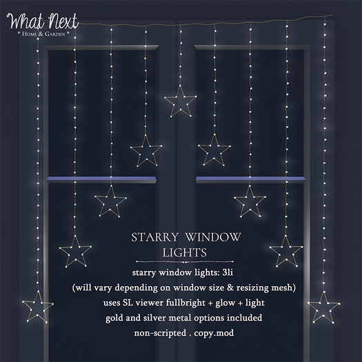 {wn} Starry Window Lights (boxed)