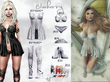 Blueberry - Mykonos Full Set White + RARE - Maitreya