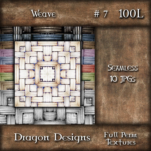 Dragon Designs Seamless Weave Textures - 7