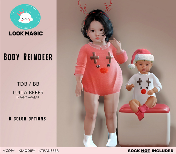 [LOOK MAGIC] Body reindeer yellow_ LullaB