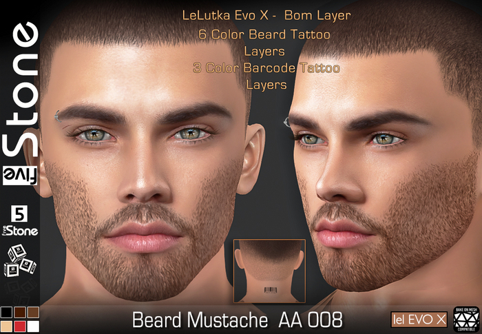 Five Stone AA 008 Beard Evo-X