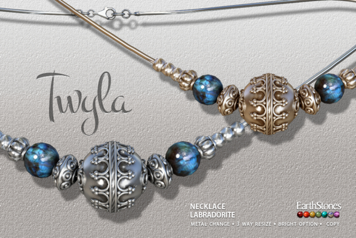 EarthStones Twyla Necklace ~ Labradorite