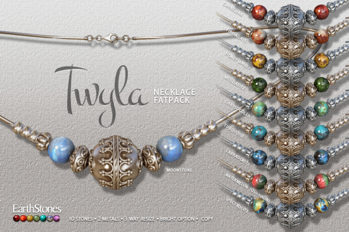 EarthStones Twyla Necklace ~ Fatpack