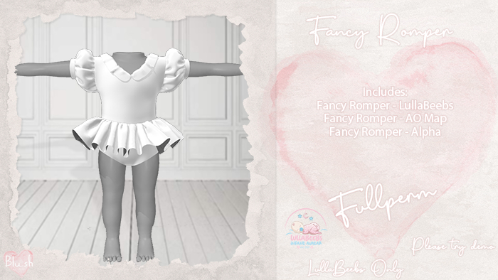 Blush. DEMO Fancy Romper