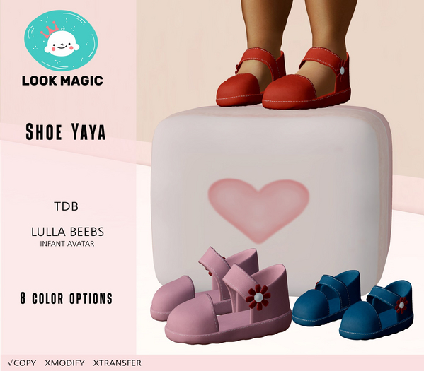 [LOOK MAGIC] Shoe Yaya Gray_ lullaB/TDB