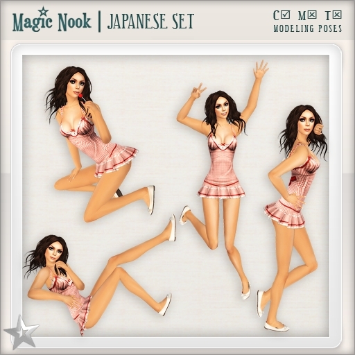 [MAGIC NOOK] Japanese Set (Modeling Poses / Single) F